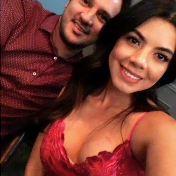 Guess Red Lace Cami bodycon dress - Picture 2 of 7